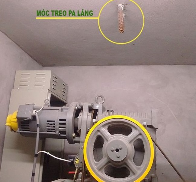 Móc treo Pa lăng đạt chuẩn