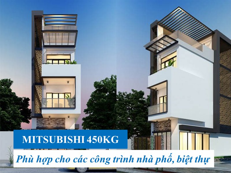Các thông số kỹ thuật thang máy mitsubishi 450kg