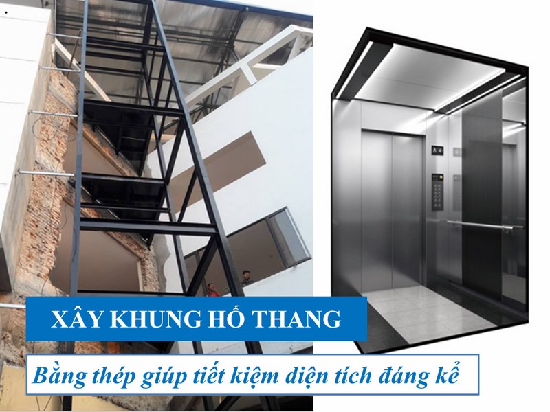 thiết kế hố thang cho thang máy mitsubishi 450kg
