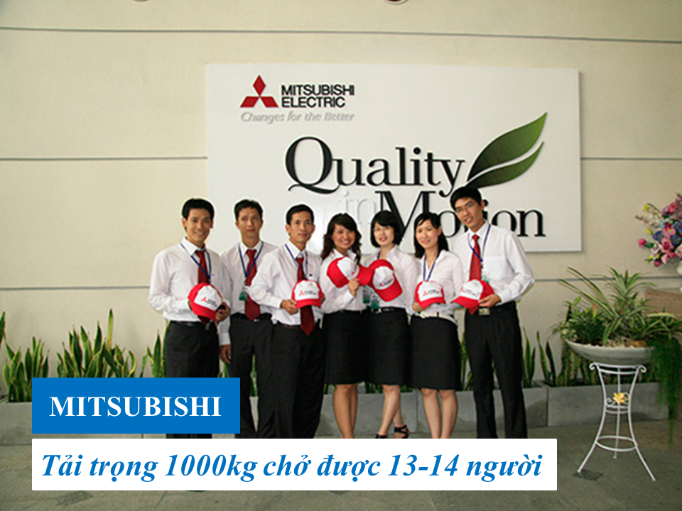 tìm hiểu báo giá thang máy Mitsubishi 1000kg